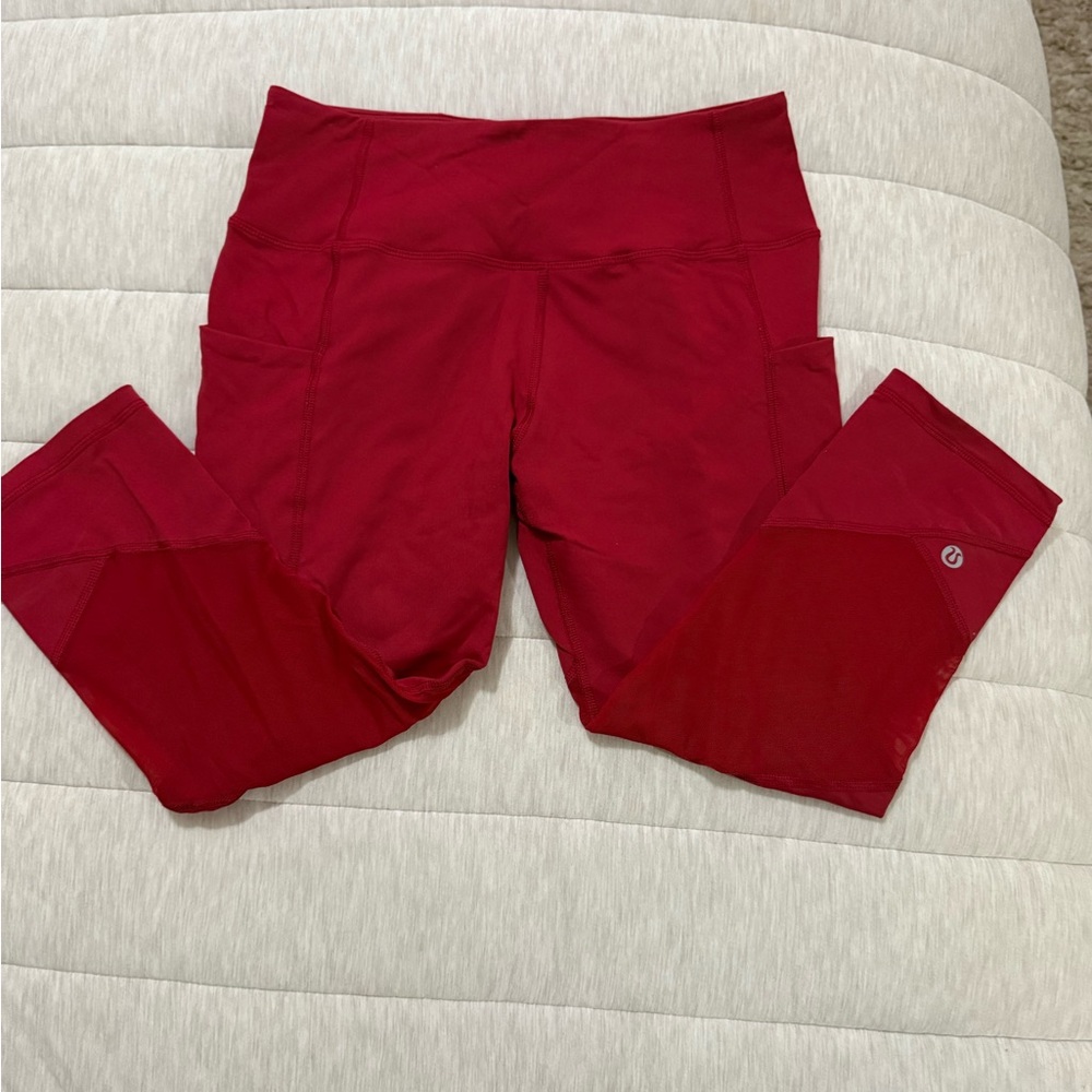 Lululemon Athletica Red Activewear Top